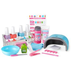 Kit de Simulação Manicure Infantil com 20 Peças para Crianças Acima de 3 Anos, Melissa & Doug