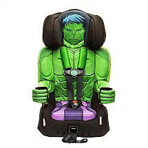 Cadeirinha KidsEmbrace 2-em-1 Hulk Verde 12 a 45 kg com Arnês e Modo Assento Elevador