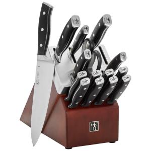 Conjunto de Facas em Aço Inoxidável com Bloco de Bancada, 16 Peças, ZWILLING, Preto