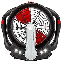Scooter Subaquática Propulsor de Mergulho com 3 Velocidades, Compacto e Fácil de Usar para Adultos, Yamaha, Preta e Vermelha