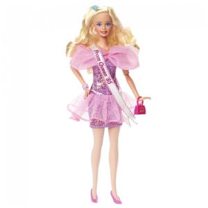 Barbie Rewind Prom Night – Anos 80, rainha do baile com vestido de paetês rosa lançamento 2023