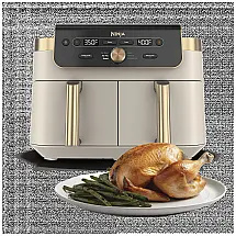 DualZone 9.33 litros Dual Air Fryer in Stone