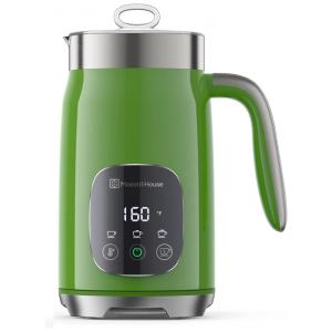 Espumador de Leite Elétrico 400 mL com Controle de Temperatura, 110V, Maestri, Verde