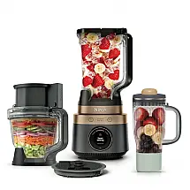Liquidificador Ninja CrushBOSS 4-em-1 1850W Jarra 2,1L Processador com Cortador Automático Onyx