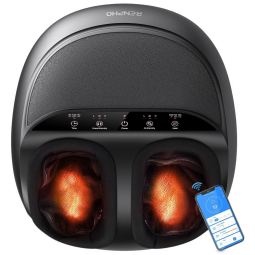 Massageador Elétrico para Pés com 3 Configurações e APP para Celular, RENPHO, Preto