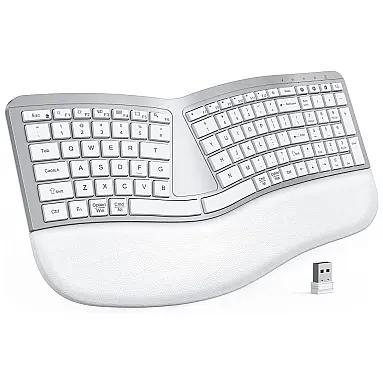 PEIOUS Teclado Ergonômico Dividido Sem