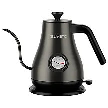 Gooseneck Chaleira Elétrica 1L com Desligamento Automático e Controle de Temperatura, 110V, 800W, Preto