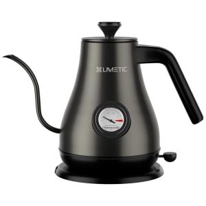 Gooseneck Chaleira Elétrica 1L com Desligamento Automático e Controle de Temperatura, 110V, 800W, Preto