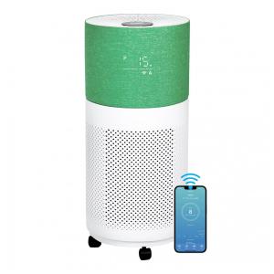 Purificador de Ar com Filtro True HEPA, Área até 236 m2 e Controle por APP, CleanForce, Verde