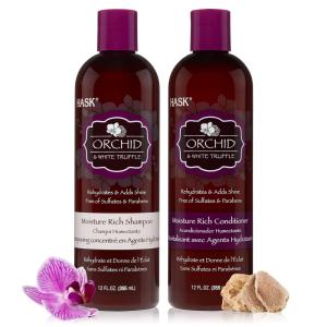 Shampoo e Condicionador Com Extrato de Orquídea de Luxo Todos os Tipos de Cabelos