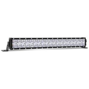Farol de Milha LED Off Road 50,8cm 8000 Lúmens 100W Dupla Fileira Luz Quente Âmbar 9 30V, AUTOFEEL, Branco