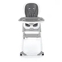 Cadeirinha de Alimentação Ingenuity SmartClean Trio Elite Cinza 3-em-1 6 Meses a 22,7 kg