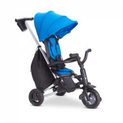 Triciclo Infantil para Passeio com Assento Ajustável 8 Estágios, Idade Recomendada 6 Meses a 5 Anos, JOOVY 1100, Azul