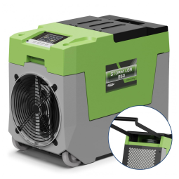 Desumidificador Industrial 85 Litros com Bomba de Drenagem para Restauração de Danos, AlorAir, Verde