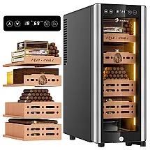Adega Humidificadora Elétrica LIHTUN 35L com Controle Digital de Temperatura e Umidade 240V