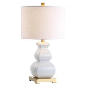 Abajur Luminária de Mesa em Cerâmica, Estilo Contemporânea com 64 cm de Altura para Quarto, Sala de Estar e Escritório, 110V 100W