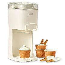 DASH Máquina de Sorvete Soft Serve Compacta com Tigela Congelante Dupla Capacidade 1,9L para Sorvete, Froyo, Sorbet e Frutas