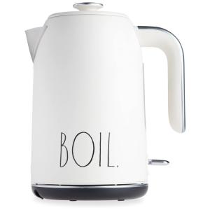 Chaleira Elétrica 1.7L com Desligamento Automático e Proteção de Fervura, 110V, Rae Dunn, Branca