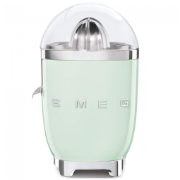 Espremedor de Laranjas SMEG 50s Retro Style com Bico Antigotejamento, Acionamento Automático e Filtragem Eficiente - Verde Pastel 1L
