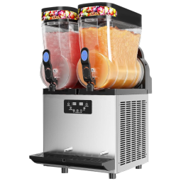 Máquina de Raspadinha Comercial - 1000W, Tanques de 30L, Máquina de Slushie Comercial 110V em Aço Inoxidável 304