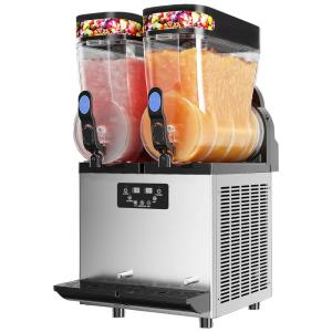 Máquina de Raspadinha Comercial - 1000W, Tanques de 30L, Máquina de Slushie Comercial 110V em Aço Inoxidável 304