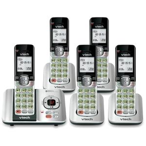 Telefone sem fio VTech CS65295 com 5 ramais, Atendimento Automático, Identificador de Chamadas, Viva-Voz, Montagem em Parede