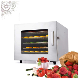 Caroma, Máquina desidratadora elétrica de aço inoxidável com 6 bandejas, 110 V