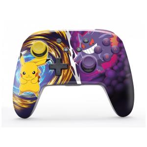 Controle sem fio PowerA Enhanced Wireless para Nintendo Switch Pikachu vs. Gengar com botões avançados mapeáveis