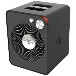 Aquecedor Elétrico Portátil com Termostato digital e Controle Remoto, 110V 1500W, Vornado, Cinza