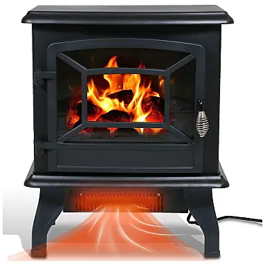 Lareira Elétrica Portátil com Termostato