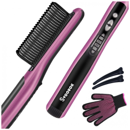Escova Alisadora Seca e Modela com 6 Níveis de Temperatura, 110v, SVCOUOK, Violeta