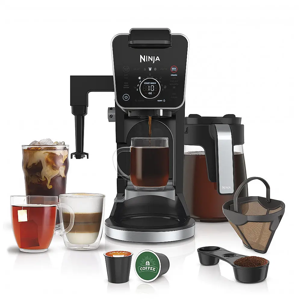 Sistema de Máquina de Café Expresso Ninja CFP307 DualBrew até 12 Xicaras, 110V