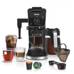 Sistema de Máquina de Café Expresso Ninja CFP307 DualBrew até 12 Xicaras, 110V