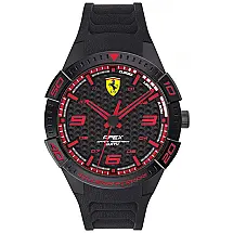 Relógio Masc APEX, Quartzo, Resistente 30m, FERRARI 0830662, Preto