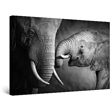 Quadro Decorativo Mãe Elefante 81