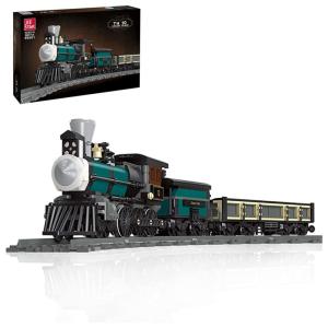 Conjunto de Trem Trenzinho Elétrico 560 Peças, XSHION LO14529AWN9T52RU1, Preto