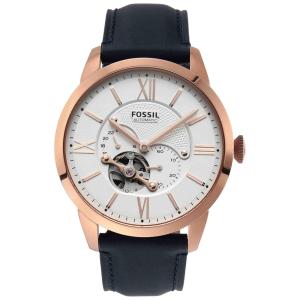 Relógio Masculino Analógico Automático, Couro, FOSSIL ME3171, Preto