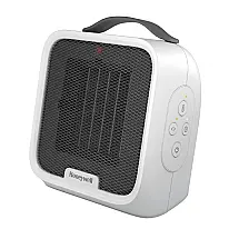 Aquecedor Elétrico de Cerâmica para Espaços Pequenos, 220W 110V, Honeywell Heat, Branco