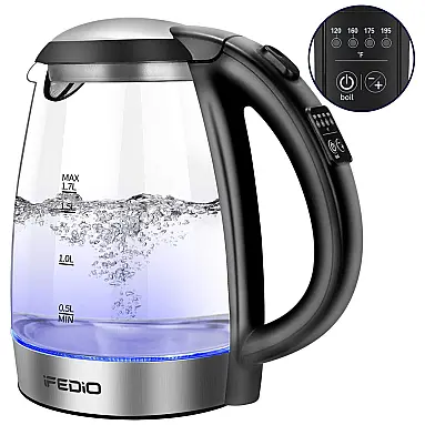 iFedio Chaleira Elétrica Capacidade 1.7L