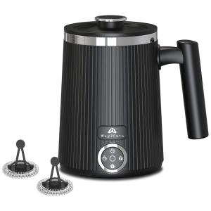 Espumador de Leite Elétrico 220mL 4 em 1 com Modo Automático, 110V Way2Furn, Preto