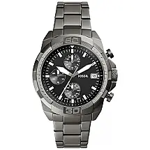 Relógio Masculino Analógico de Quartzo com Pulseira de Aço Inoxidável, Fossil FS5852, Preto