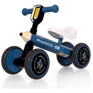Bicicleta sem Pedal para Crianças de 12 a 24 Meses, Maydolly, Azul Escuro