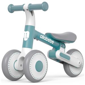 Bicicleta sem Pedal para Crianças de 12 a 24 Meses, Allobebe Gata, Branca