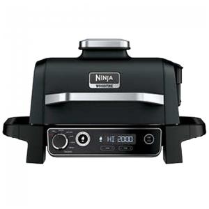 Ninja OG705CO - Churrasqueira e Defumador Woodfire 7 em 1 com Sabor Autêntico de Lenha, Preto