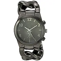 Relógio Feminino Analógico An de Qartzo C40175, escuro, escuro, U.S. POLO ASSN. USC40175, Cinza escuro