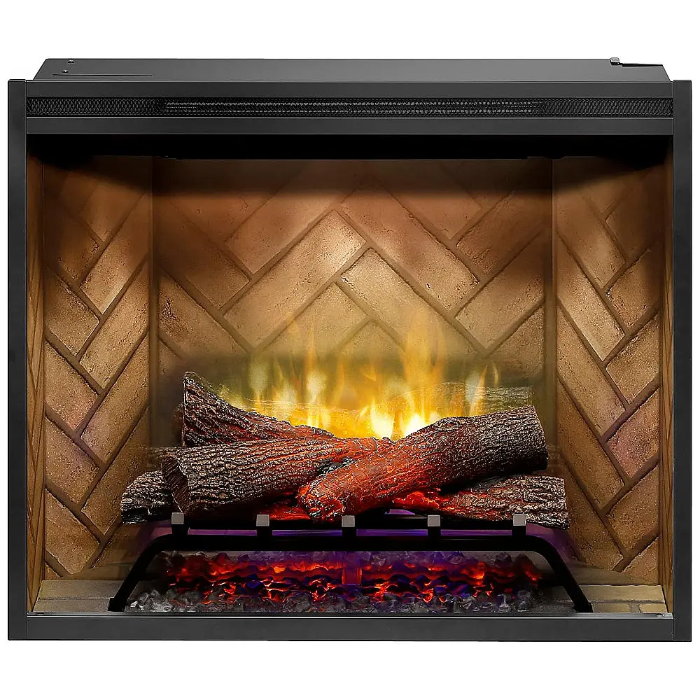 Lareira Elétrica Dimplex 79x67cm 1975W Chamas Transparentes Embutir 110V — foto 2