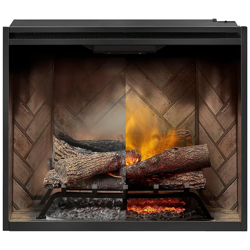 Lareira Elétrica Dimplex 79x67cm 1975W Chamas Transparentes Embutir 110V — foto 3