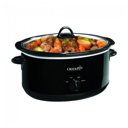 Panela Elétrica Multifuncional 8L, Aço Inoxidável com Controle de Temperatura, 110V 1800W, CROCK POT SCV800 B, Preto
