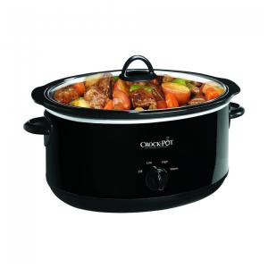 Panela Elétrica Multifuncional 8L, Aço Inoxidável com Controle de Temperatura, 110V 1800W, CROCK POT SCV800 B, Preto