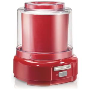 Sorveteira 1,4 Litros Congela em 20 Minutos Receitas Inclusa, HAMILTON BEACH 68881Z, Vermelho